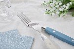 ANNOVA Silverware Set 20 Pieces Stainless Steel Color Handle With Rivet/Retro Flatware - 4 x Dinner Knife; 4 x Dinner Fork; 4 x Salad fork; 4 x Dinner Spoon; 4 x Dessert Spoon (Morandi Mix, 20 Pieces)