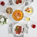 MALACASA 24 Pieces Porcelain Dinnerware Set, Modern White Dish Set for 6, Premium Serving Plates and Bowls Sets, Chip and Scratch Resistant Dishware Sets Kitchen Dishes Dining Ware Set, Series LEAH