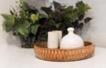 Louise Layne Rustic Wooden Bowl For Decor - Handcrafted Timeless Modern Decor - Elevate Your Space With A Unique Decorative Bowl Centerpiece, 10" Bowl