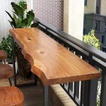 Industrial Bar Table,Solid Wood Counter Height Bar Table Live Edge Dining Table,Long Bar Table High Top Wall Bar Table Rectangular Narrow Bar Table(55.1", Brown)