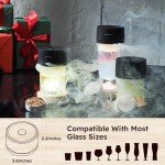 Electric Whiskey Smoker Kit with 6 Wood Chips, Rechargeable Cocktail Smoker Kit Built in Lighter, No Butane Needed, Birthday Christmas Anniversary Bourbon Whiskey Gifts for Men,Dad,Husband