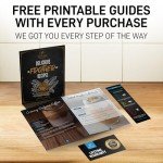 Zulay Kitchen Powerful Milk Frother Wand With 2 Duracell Batteries - Ultra Fast Handheld Drink Mixer - Electric Whisk Foam Maker for Coffee, Lattes, Cappuccino, Matcha, Hot Chocolate & Creamer - Black