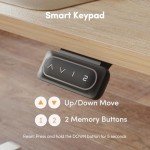 FEZIBO Electric Standing Desk Adjustable Height, 55 x 24 Inch Sit and Stand Desk, Home Office Desk, Ergonomic Workstation Computer Desk, Maple