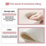 XUEGW Home Office Chair Computer Chair with Mid-Back Upholstered Modern Tufted Computer Task Chair Swivel Height Adjustable Velvet Accent Chair.