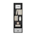 Furinno Luder Bookcase / Bookshelf / Storage Shelves, 5-Tier, Blackwood