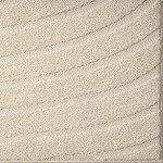 LUXE WEAVERS Modern Geometric Wave Cream 8x10 Area Rug