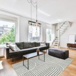 Lahome Abstract Washable Area Rug, 5x7 Rug for Bedroom Non-Slip Soft Living Room Rug, Ultra-Thin Modern Black and White Rug Throw Large Carpet for Dining Room (5'x7',Black)