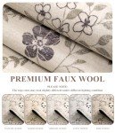 YIHOUSE 5x7 Washable Rug for Bedroom, Beige Floral Rugs for Living Room Non Slip Ultra-Thin Large Boho Rug for Kids Playroom, Classroom, Girls Dorm, Nursery, Beige Multi