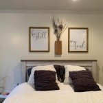 GRID FORTE Wood Wall Planter Set of 2, Wood Wall Pocket for Greenery and Dried Flowers, Indoor Wood Hanging Vase, Modern Farmhouse Wall Decor for Eucalyptus Stems Decorations (Walnut)