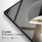 Cuspin Large Framed Modern Minimalist Abstract Wall Art, Silver Gray, 36" H x 72" W, 3 Count, Living Room, Wall Art