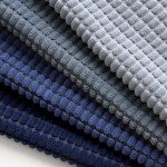 MIULEE Blue Decorative Pillow Covers 18x18 Inch Set of 4 Boho Western Farmhouse Throw Pillows Coastal Corduroy Couch Pillowcases Industrial Home Decor for Sofa Cushion Living Room Bed