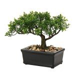 Artificial Bonsai Tree Juniper Faux Plants Indoor Small Fake Plants Decor with Ceramic Pots for Home Table Office Desk Bathroom Shelf Bedroom Living Room Farmhouse Decorations