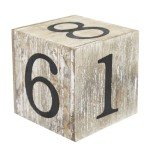 Wooden Perpetual Block Calendar for Desk, Wood Month Date Display Blocks for Teachers, Students, Classroom, Rustic Farmhouse Office Decor, Desk Accessories (5 x 4 In)