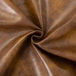 Furniliving PU Leather Accent Chair for Living Room, Upholstered Reading Chair with High Backrest, Tufted-Button Wingback Armchair for Bedroom, Dressing Room, Home Office, Brown