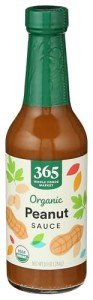 Organic Peanut Sauce by 365 Whole Foods, 10 oz