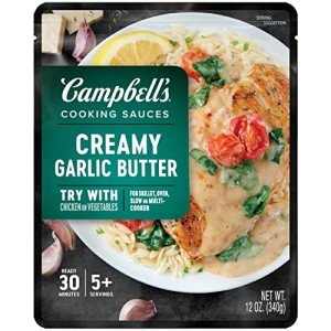 Creamy Garlic Butter Cooking Sauce, 12 Oz