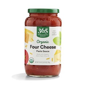 Organic Four Cheese Pasta Sauce, 25 Ounces