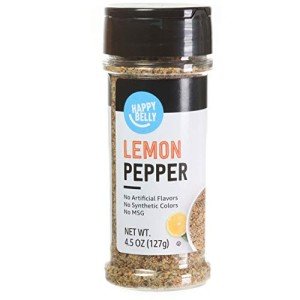 Happy Belly Lemon Pepper Seasoning Salt, 4.5 oz