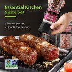 Soeos Spice Seasoning Set with Grinders - 4 Pack