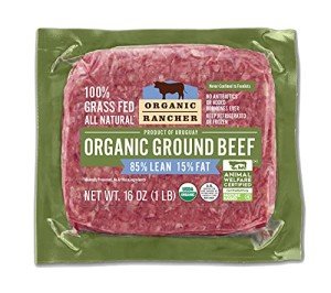 Organic 85% Lean Ground Beef, 16 Ounce