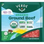Organic Grass-Fed Ground Beef 93% Lean 1 lb