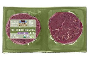 Organic Beef Tenderloin Steak - 12 OZ