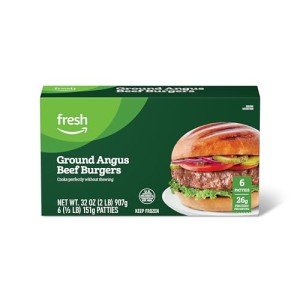 Fresh Ground Angus Beef Burgers - 2 Lb