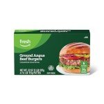 Fresh Ground Angus Beef Burgers - 2 Lb