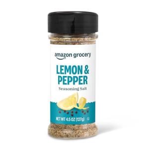Happy Belly Lemon Pepper Seasoning Salt, 4.5 oz