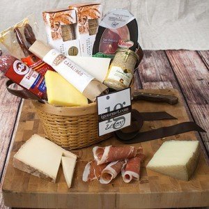 Gourmet Meat and Cheese Gift Basket Delight