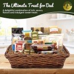 Dad's Gourmet Gift Basket: Cookies, Cheeses & More