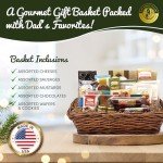 Dad's Gourmet Gift Basket: Cookies, Cheeses & More