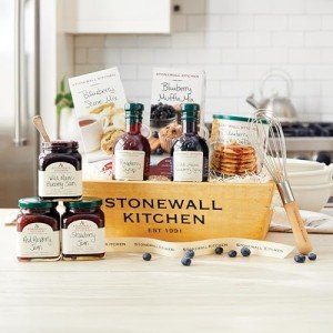 Berry Breakfast Gift Basket in Wooden Box