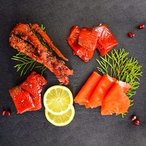 Gourmet Smoked Salmon Sampler Gift Basket