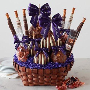 Delicious Chocolate & Caramel Apple Gift Basket