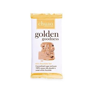 Chuao Golden Goodness White Chocolate Mini Bars 100-Pack