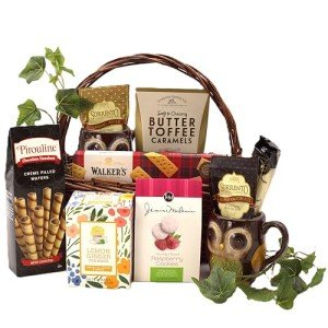Italian Treats Gift Basket with Mugs & Sweets