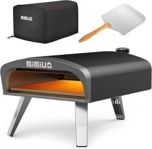 Mimiuo Portable Gas Pizza Oven with Baking Stone