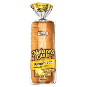 Nature's Own Sliced White Butterbread, 20 oz