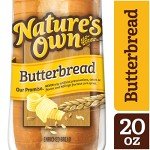 Nature's Own Sliced White Butterbread, 20 oz