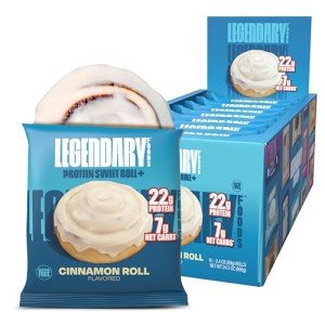 Cinnamon Roll Protein Bars - Keto Friendly, 10-Pack