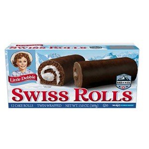 Little Debbie Swiss Rolls - 12 Twin-Wrapped Cakes
