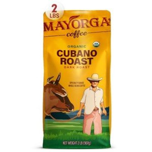 Bold Cubano Dark Roast Organic Whole Bean Coffee