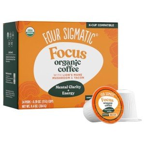 Mushroom Coffee K-Cups with Lion’s Mane – 24 Count