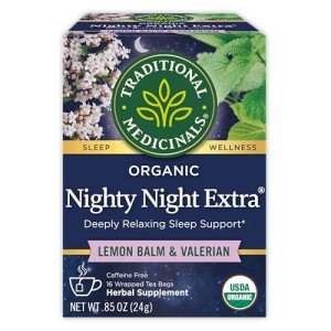 Organic Nighty Night Tea with Valerian Root, 16 Bags
