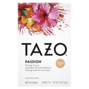 Tazo Passion Herbal Tea Bags - Caffeine-Free Delight