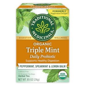 Organic Triple Mint Tea for Healthy Digestion