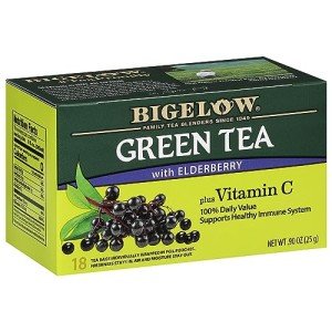 Elderberry Green Tea with Vitamin C - 18 Bags