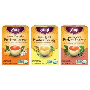 Organic Energy Tea Sampler: Bright Peach & More