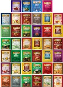 Twinings Tea Bags Variety Pack with Honey Sticks